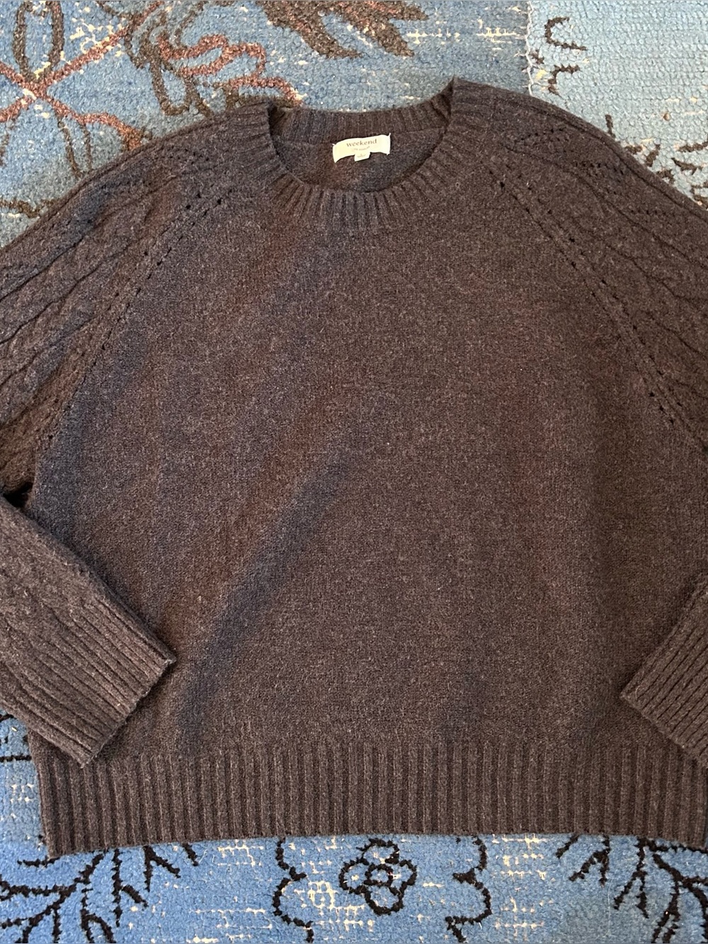 Weekend LA Charcoal Crewneck Sweater